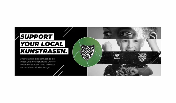 Spendenkampagne: Support your local Kunstrasen
