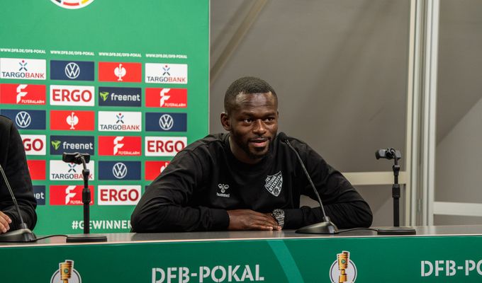 Pressekonferenz vor dem DFB-Pokalspiel